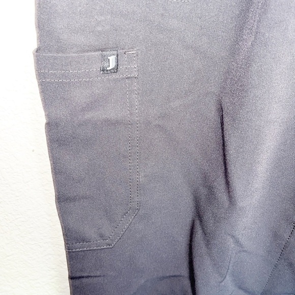 Jaanu Inc Women's Charcoal Gray Jogger Scrub Pants - Picture 4 of 13